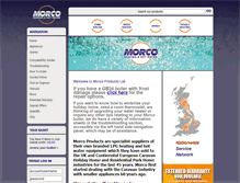 Tablet Screenshot of morcoproducts.co.uk